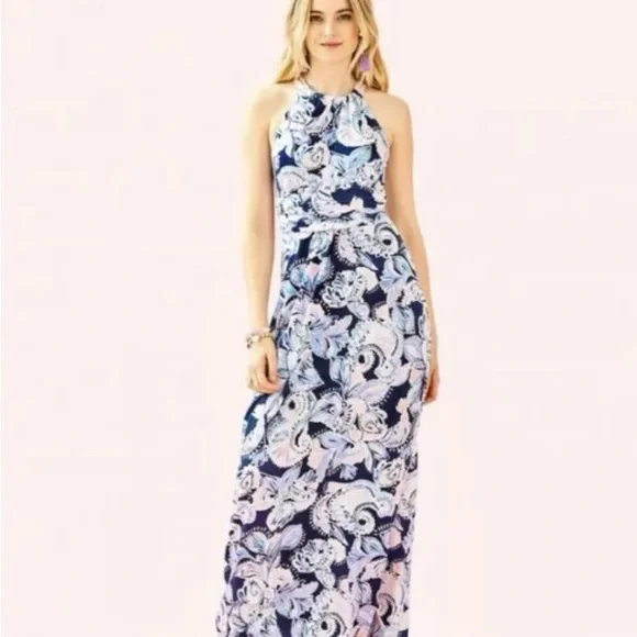 COPY - LILLY PULITZER High Tide Maxi Dress - Picture 1 of 7